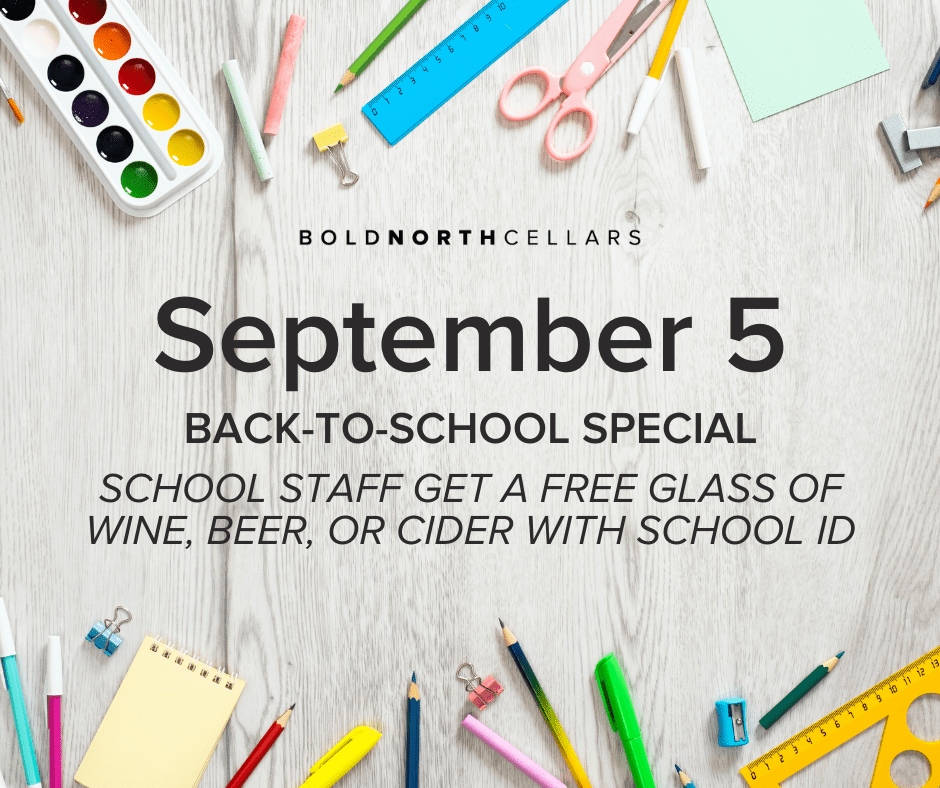 September 5 Back to School Special for school employees